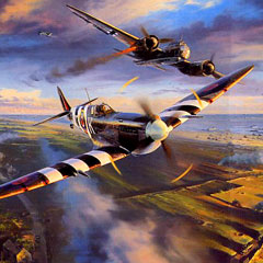 英国喷火式战斗机打下无数德国轰炸机